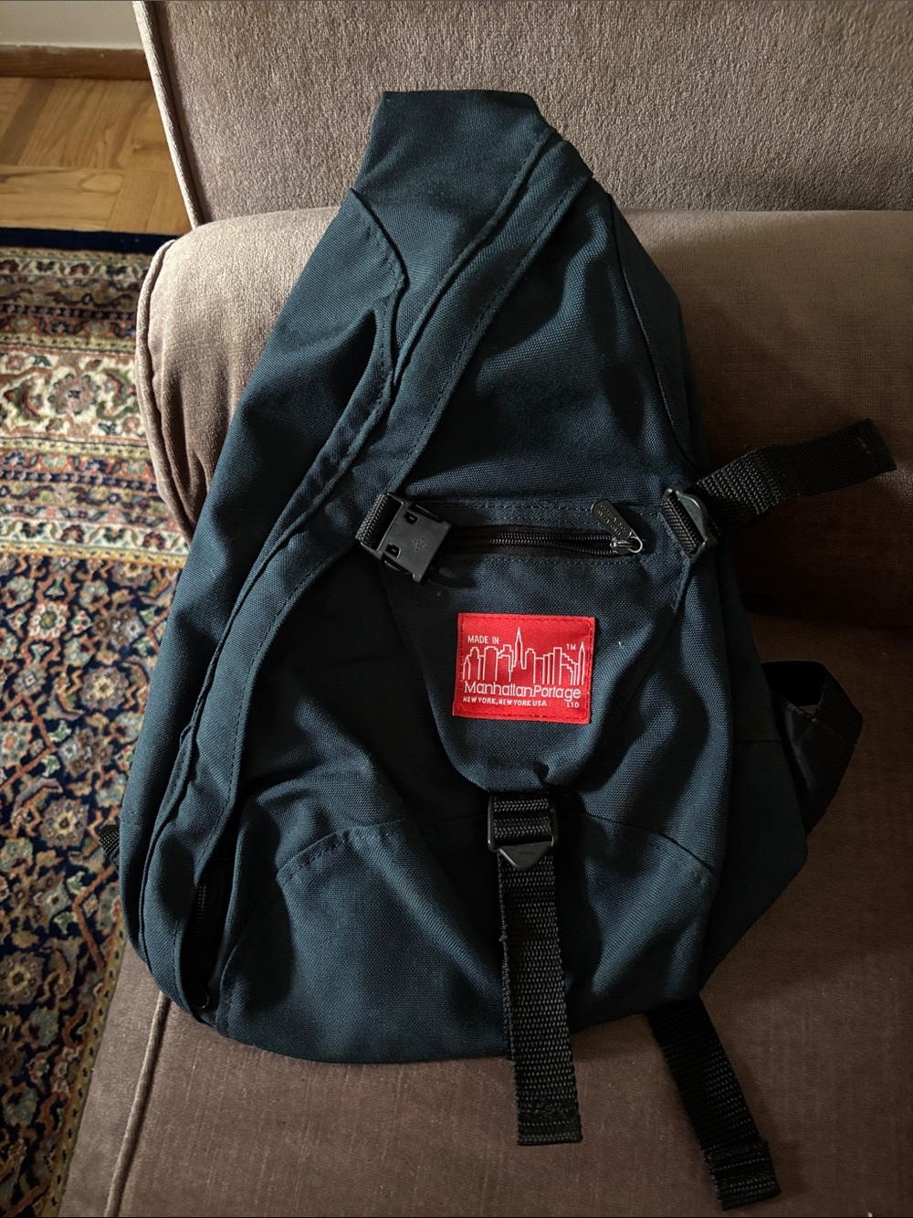 Manhattan Portage Navy Sling Backpack